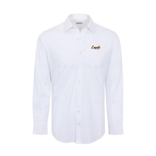 Loyola Chicago Apex Performance Dress Shirt White