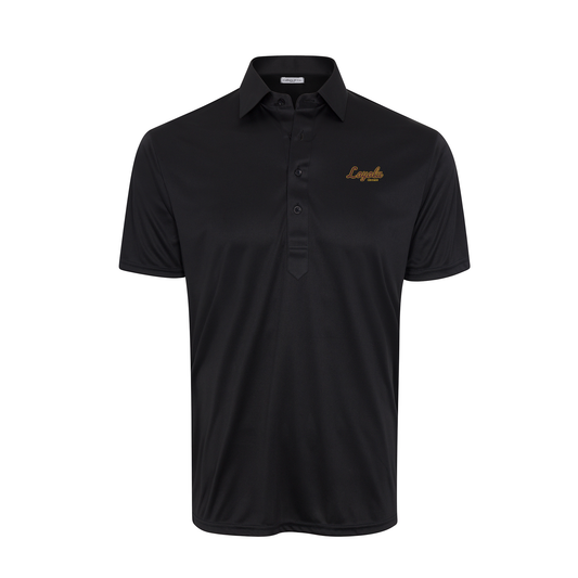 Loyola Chicago Semi-Spread Collar Polo Black